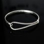 Sterling Silver Rope Bangle