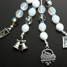 Handbag Charm, Wedding Favour - Beaded Gift, Keyring