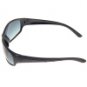 Fashionable UV400 Protection Black Frame Blue Colophony Lens Sports Sunglasses for Bicycling