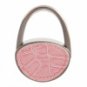 Fashionable Pure Pink Leather Handbag Shape Handbag Hook