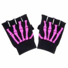 Knitted Warm-Keeping Average Size Half Finger Gloves