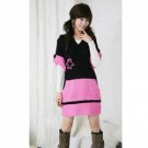 Cute and Sweet Rabbit Attachment Sweater Dress