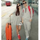 Leisure and Sport Style Grey Comfortable Clothes For Lover
