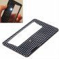 Convenient Credit Card Size Magnifier Magnifying Glass with LED Light - Black