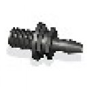 Eldon James (PM4S-4BN) 1/4-18 NPSM to 1/4 " Barbed Panel Mount (ea) [G] (75 Available)