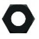 Eldon James (G102-150-78) 1/4-18 NPSF Bulkhead / Panel Mount Nut (10 PK) [G] (7 Available)