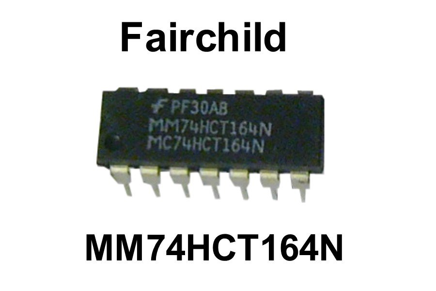 10PC MM74HC589N IC SHIFT REGISTER 8-BIT 16-DIP Fairchild 