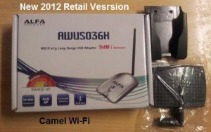 Alfa Network AWUS036H & 7dbi Antenna Long Range Wireless Adapter