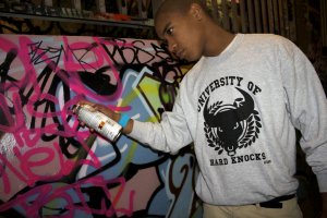 University of hard knocks Grey sweater