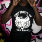University of hard knocks black T-shirt