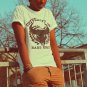 University of hard knocks white T-shirt