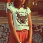 University of hard knocks white T-shirt