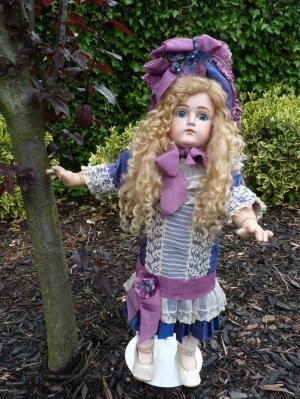 Breathtaking Old Antique German Bisque Head Large Kestner Closed Mouth Bebe Doll