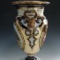 Antique French Empire Early Old Paris Porcelain Hand Painted Portrait Vase Urn