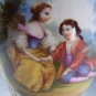 Antique French Empire Early Old Paris Porcelain Hand Painted Portrait Vase Urn