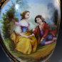 Antique French Empire Early Old Paris Porcelain Hand Painted Portrait Vase Urn