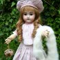 Antique Old German Bisque Head Brown Eyed Beauty Doll w/ Impish Grin