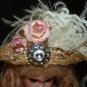 Victorian Style Hat 4 Antique French Fashion, Jumeau-or German Bisque Head Dolls