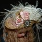 Victorian Style Hat 4 Antique French Fashion, Jumeau-or German Bisque Head Dolls