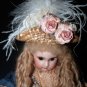 Antique Victorian Style Hat 4 French Fashion,Jumeau or German Bisque Head Dolls