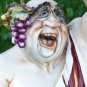 Guido Cacciapuoti Silvio Righetto Italian Ceramic Porcelain Bacchus God Figure