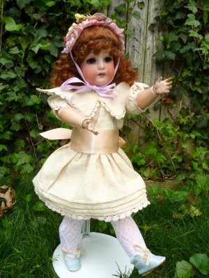 Gorgeous Old 16" Antique German Bisque Head Seyfarth & Reinhardt German Doll