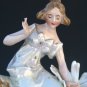 Old Antique Art Nouveau Bohemian European Lusterware Fairy Lady Woman Figure