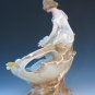 Old Antique Art Nouveau Bohemian European Lusterware Fairy Lady Woman Figure