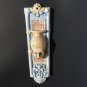 Antique Polychrome Faience Fayence Tinglazed Grotesque Man Pottery Wall Plaque