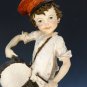 Early HTF Vintage Retired Giuseppe Armani Italy Porcelain Musician Boy Figures