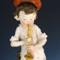 Early HTF Vintage Retired Giuseppe Armani Italy Porcelain Musician Boy Figures