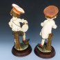 Early HTF Vintage Retired Giuseppe Armani Italy Porcelain Musician Boy Figures