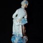 Old Antique European Continental Porcelain Mid To Late Victorian Era Girl Figure