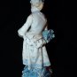 Old Antique European Continental Porcelain Mid To Late Victorian Era Girl Figure