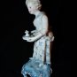 Old Antique European Continental Porcelain Mid To Late Victorian Era Girl Figure
