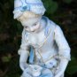 Old Antique European Continental Porcelain Mid To Late Victorian Era Girl Figure