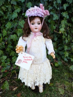 Old Antique German Bisque Head Heinrich Handwerck 109 Doll Up For Adoption
