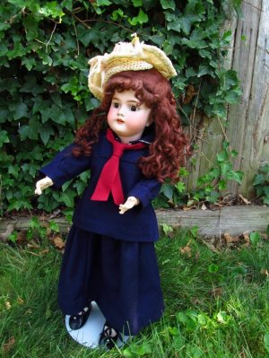 Old Antique German Heinrich Handwerck S&H Simon & Halbig Bisque Head Doll