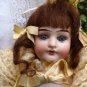 Unique Old Antique German Bisque Head Victorian Christmas Ornament Hanging Doll