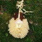 Unique Old Antique German Bisque Head Victorian Christmas Ornament Hanging Doll