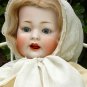 Precious Old Antique Life Sized German Bisque Kley & Hahn Character Baby Doll