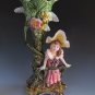 Old Antique Brothers Urbach Teplitz Bohemian Austrian Majolica Boy Girl Vase Pr