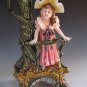 Old Antique Brothers Urbach Teplitz Bohemian Austrian Majolica Boy Girl Vase Pr