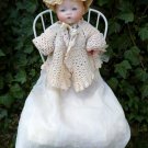 Adorable Old Antique German Armand Marseille Solid Dome Bisque Head Baby Doll