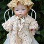 Adorable Old Antique German Armand Marseille Solid Dome Bisque Head Baby Doll