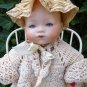 Adorable Old Antique German Armand Marseille Solid Dome Bisque Head Baby Doll