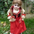 Antique Old German Armand Marseille Florodora Doll In Original Regional Outfit