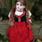 Antique Old German Armand Marseille Florodora Doll In Original Regional Outfit