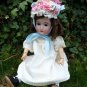 Delightful Old Antique German Smiling Dollar Princess Bisque Head Child Doll