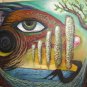 Listed Artist Allison Kendis Abstract Surrealist Dream Oil On Board Painting